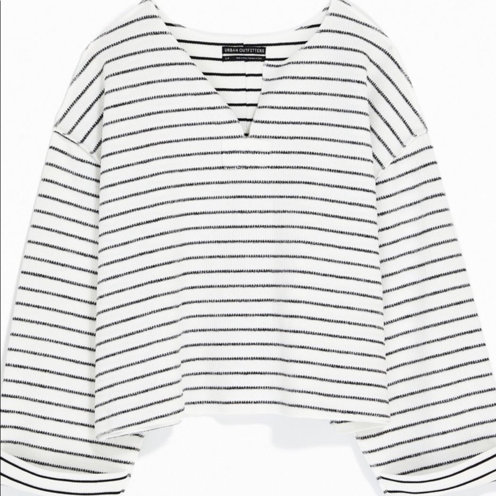 UO Jax Inside Out Notch Neck Top